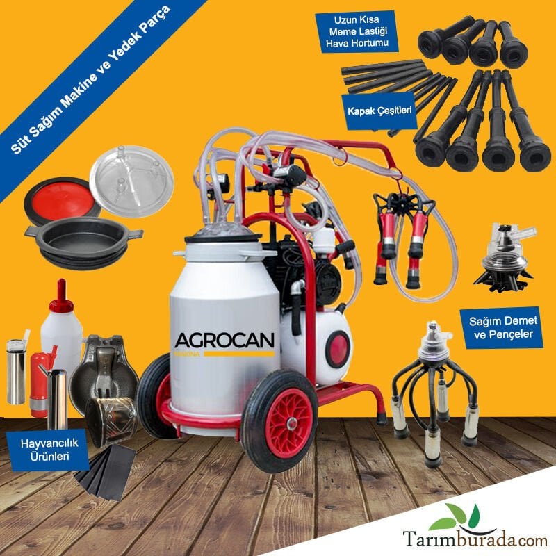 Süt sağım makine ve yedek parçalarını almak artık çok kolay