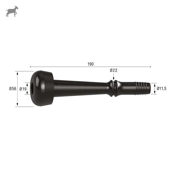 Keçi Meme Lastiği Kauçuk (Kauçuk Memelik - 4 lü Paket)