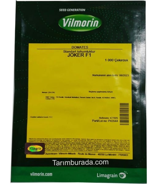 Domates Tohumu Oturak Joker F1 -1000 Çekirdek