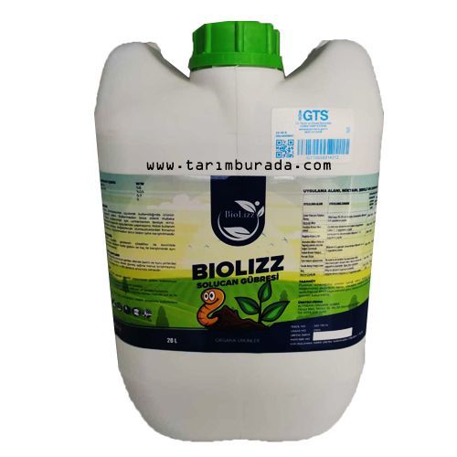 Solucan Gübresi Biolizz 20 Lt
