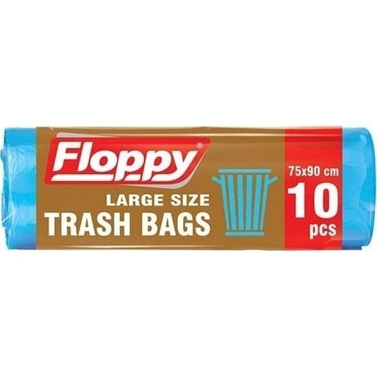 Çöp Poşeti Battal Boy 10 Lu Mavi 75X90 110 Gr