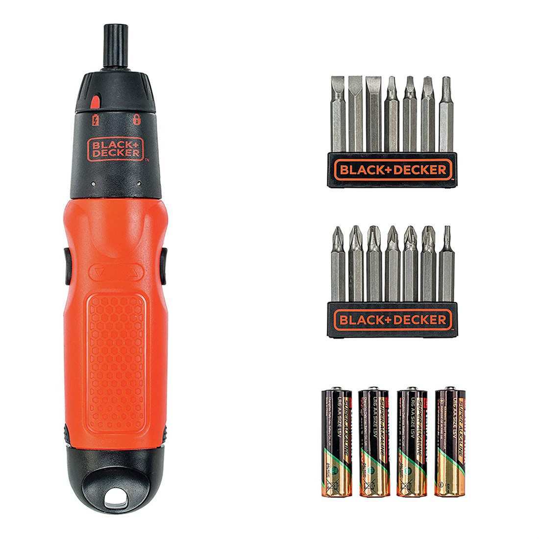 Pilli Tornavida Seti  Black Decker 19 Parça