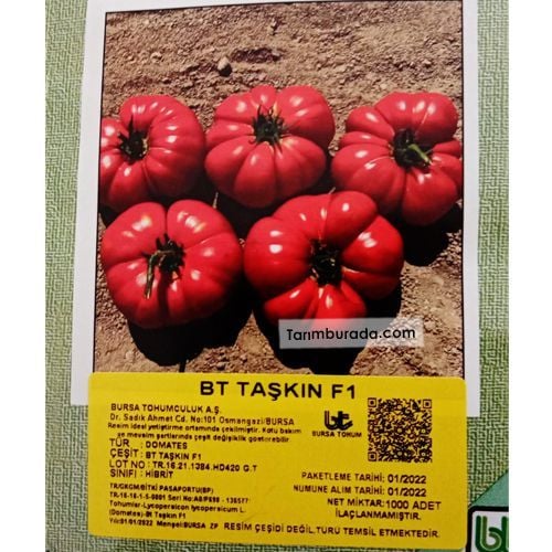Domates Tohumu Taşkın F1 1000 Çekirdek