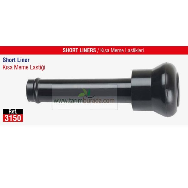 Büyükbaş Kısa  Meme Lastiği (Kauçuk Memelik - 4 lü Paket)