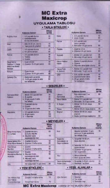 Maxi Crop  Deniz Yosunu Gübre 400 Gr