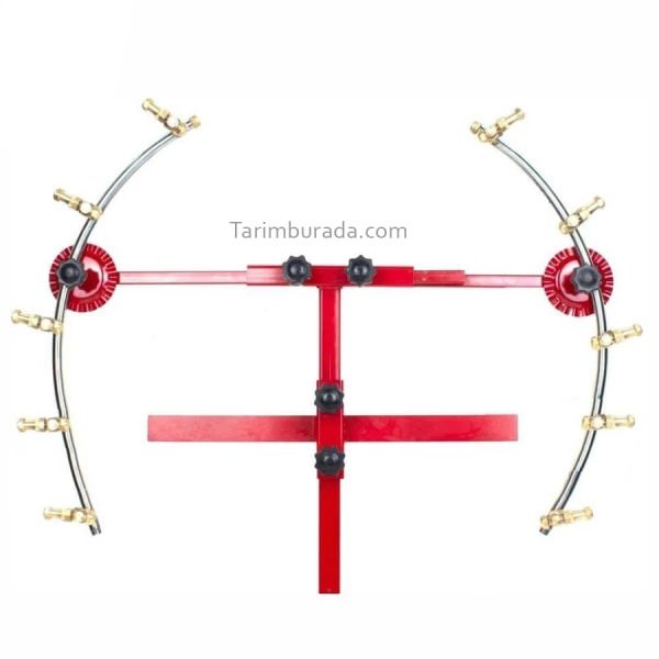 Hilal Tip Turbo Stoper Memeli Uzatılabilir Krom İlaçlama Makina Aparatı