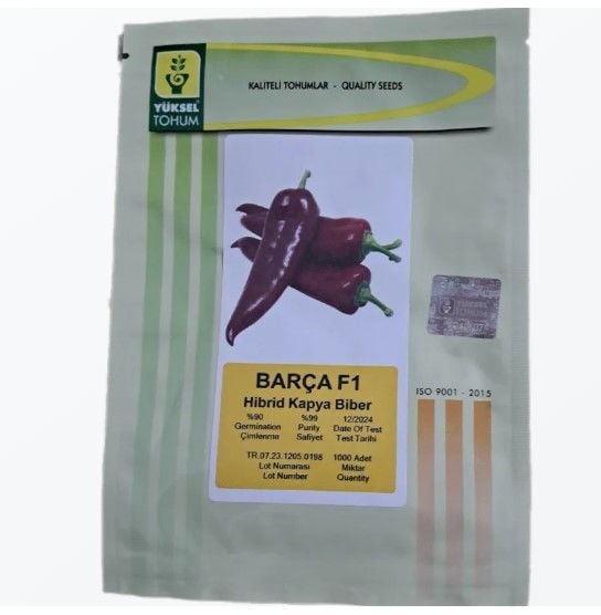 Barça F1 Kapya Biber Tohumu