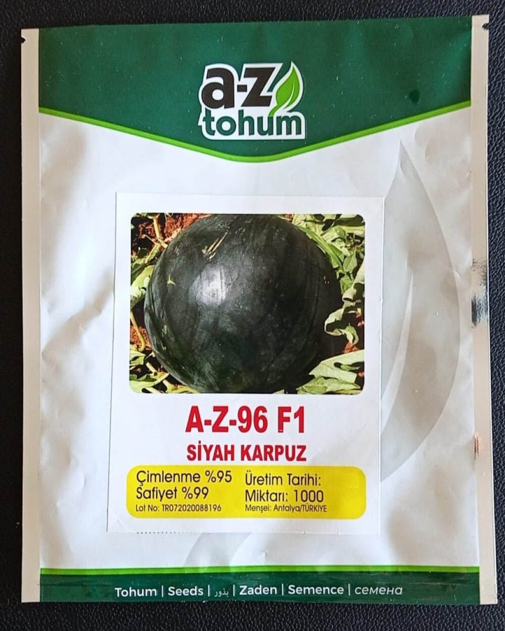 Siyah Karpuz  F1 - 96 Tohumu 1000 Çekirdek
