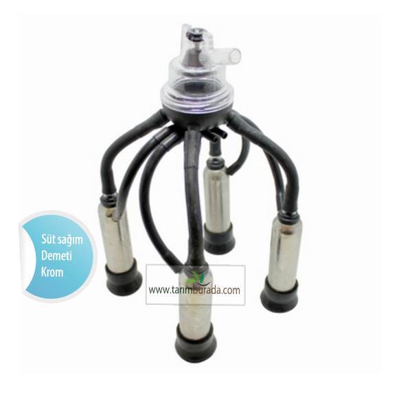 Krom Süt Sağım Demeti 160 cc