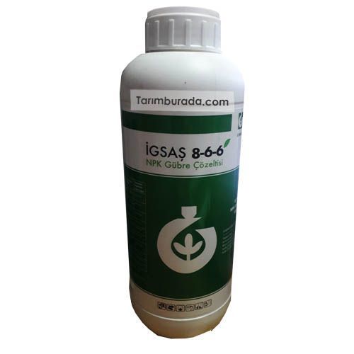 Sıvı Npk Azot-Fosfor-Potasyum Gübre 8-6-6 1 Lt