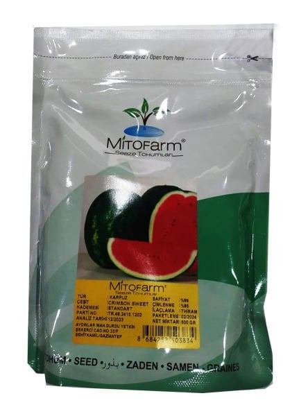 Karpuz  Tohumu  Crimson Sweet 500 Gr