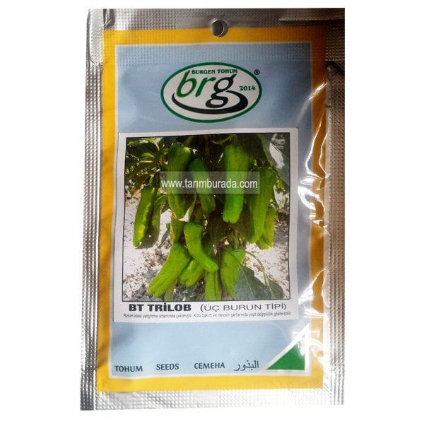 Biber Tohumu Bt Trilob Üçburun Tipi - 25 Gr