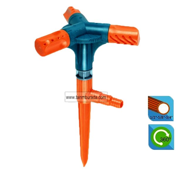 Bahçe Sulama Turbo 3'lü Sprink