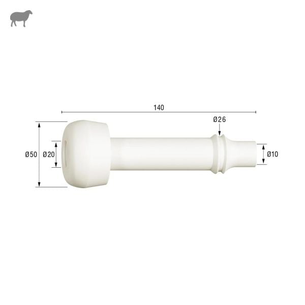 Koyun  Meme Lastiği (Silikon Memelik - 4 lü Paket)