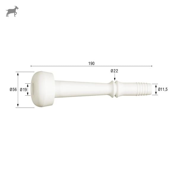 Keçi  Meme Lastiği (Silikon Memelik - 4 lü Paket)