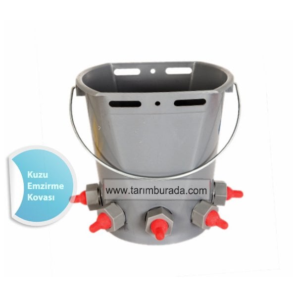 Kuzu Emzirme Biberon Kovası 5 Emzik'li