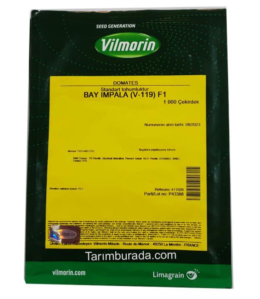 Domates Tohumu Oturak Bay  İmpala F1 -1000 Çekirdek