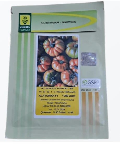 Sırık  Köy Domatesi Alaturka F1 - 1000 Çekirdek