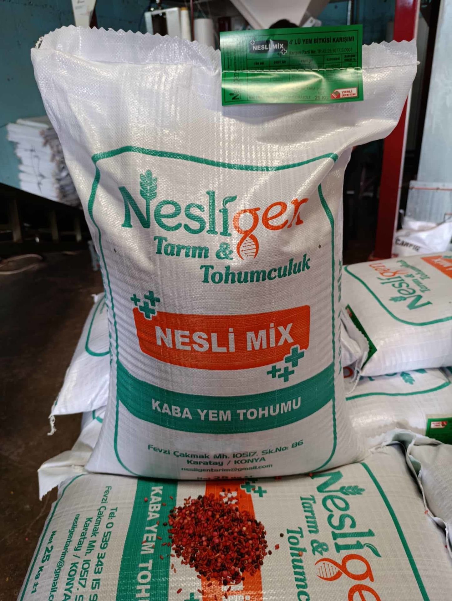 5'li Karışım Yem Bitkisi Tohumu 25 Kg