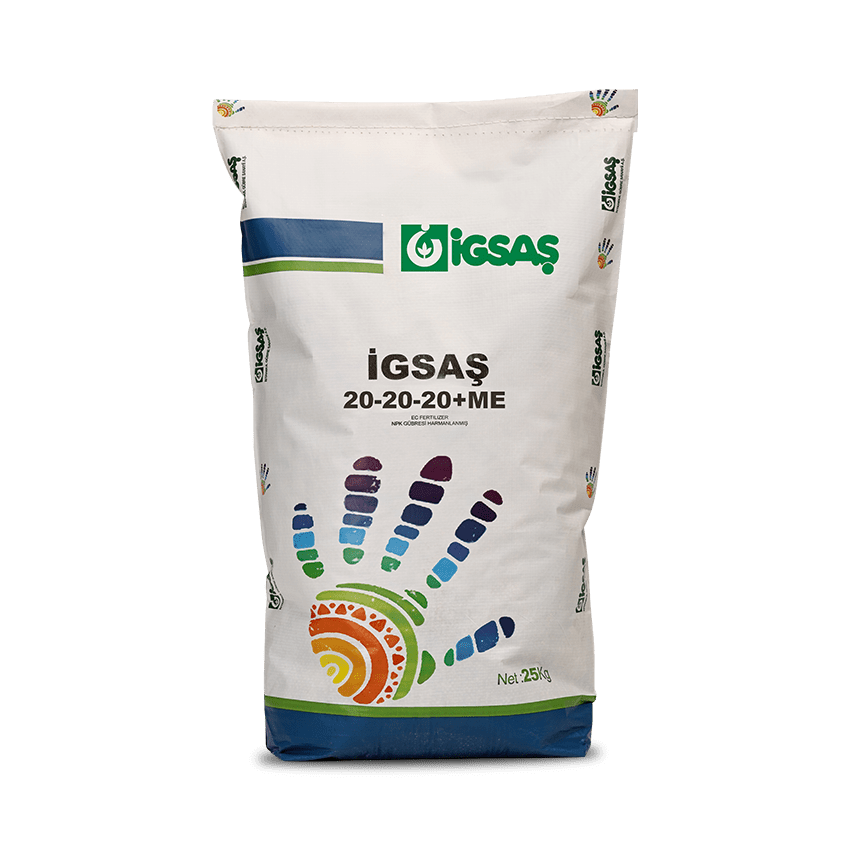 Npk Gübresi 20-20-20+ME 25 Kg