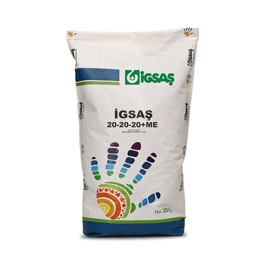 Npk Gübresi 20-20-20+ME 25 Kg
