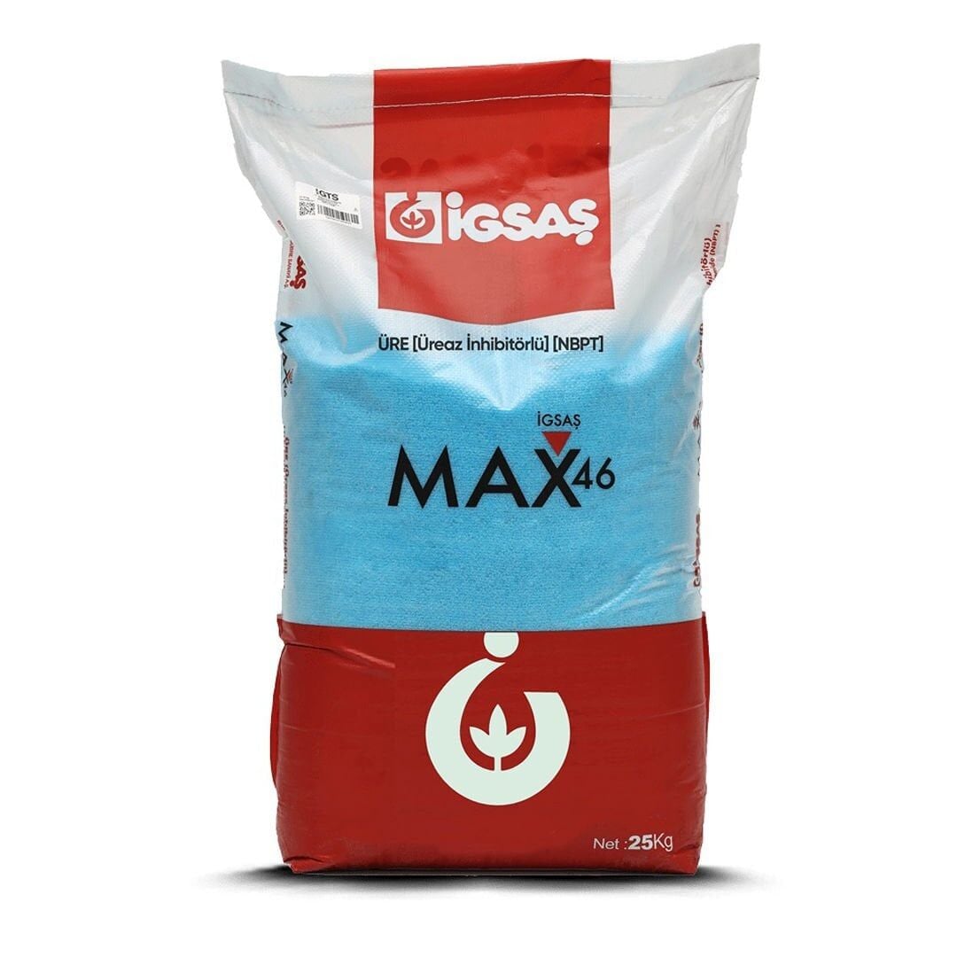 Yavaş Salınımlı Gübre  MAX 46 ÜRE  25 Kg