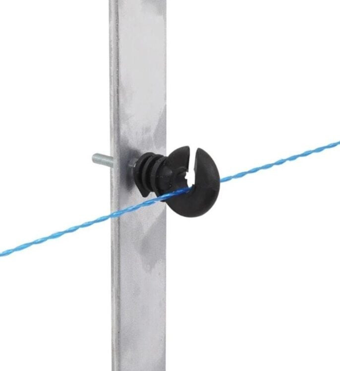 Elektrikli Çit İzolatör 50 Ad. (Civata & Somunlu) (Yüksek Dayanımlı ABS)