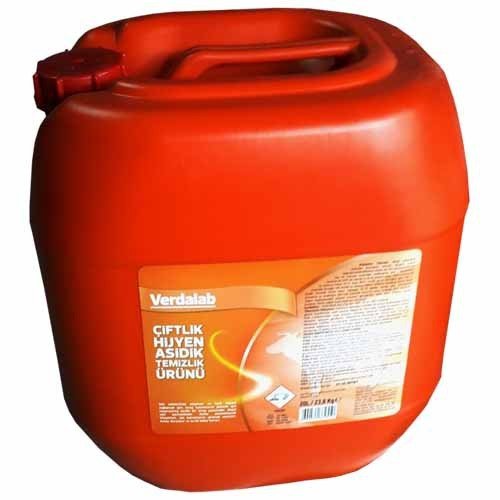 Verdalab Süt Sağım Asidik Temizlik Deterjan 20 Litre