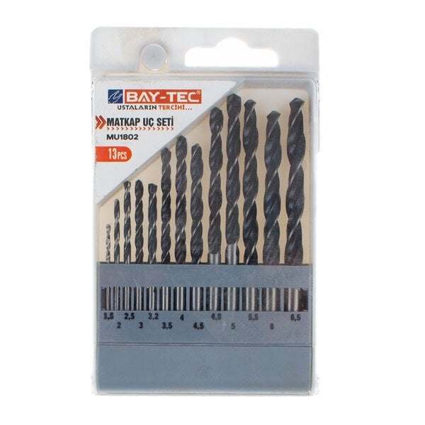 Baytec Matkap Uç Seti 13 Parça Hss