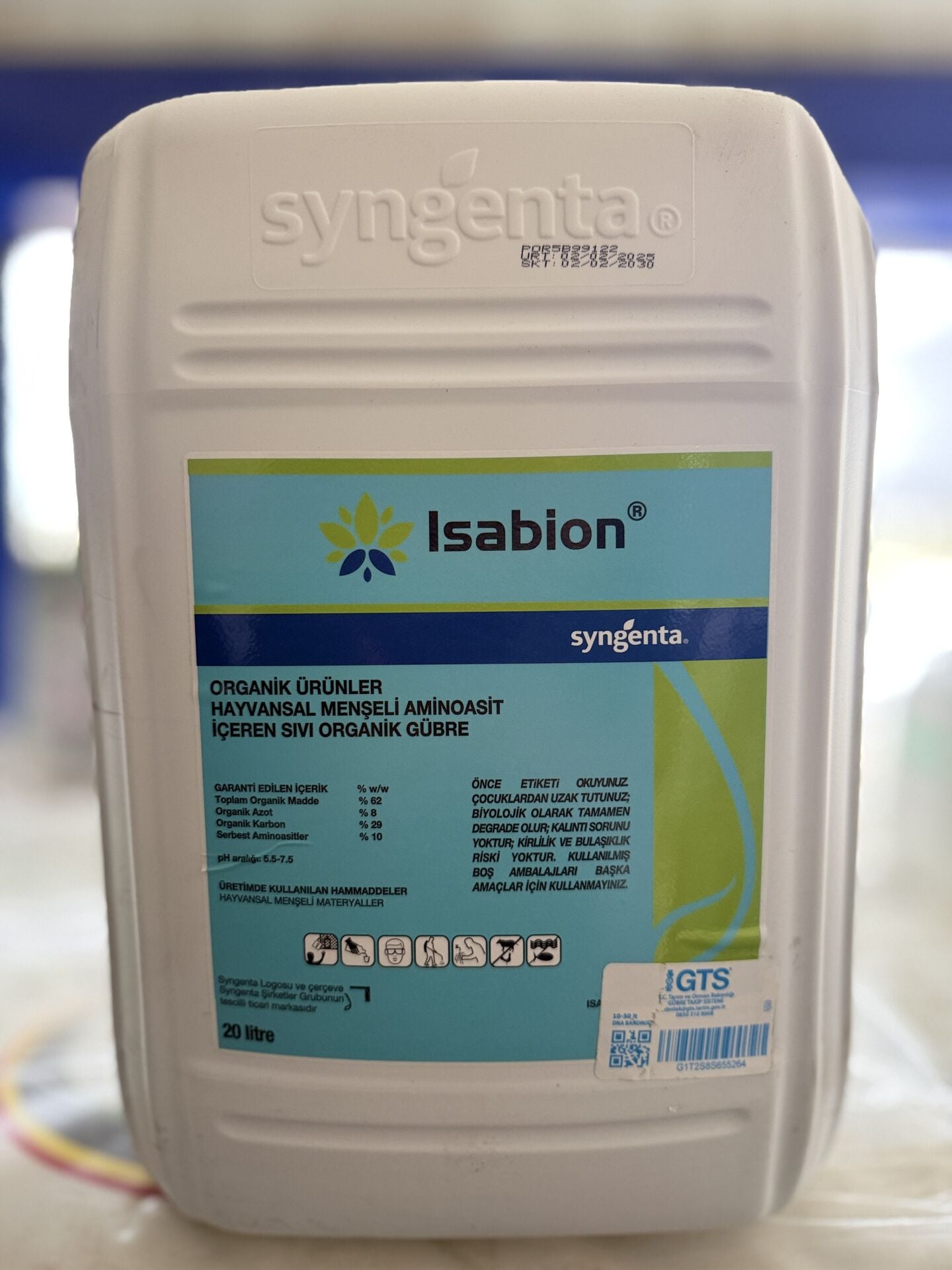 İsabion Organik Sıvı Hayvansal Amino Asit  20  Lt