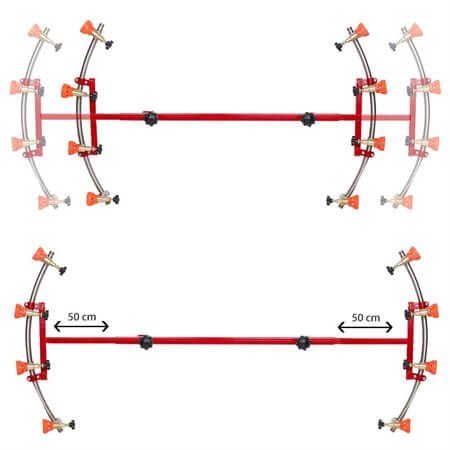 Düz  Başlıklı Hilal Tip İlaçlama Makina Aparatı 4'Lü