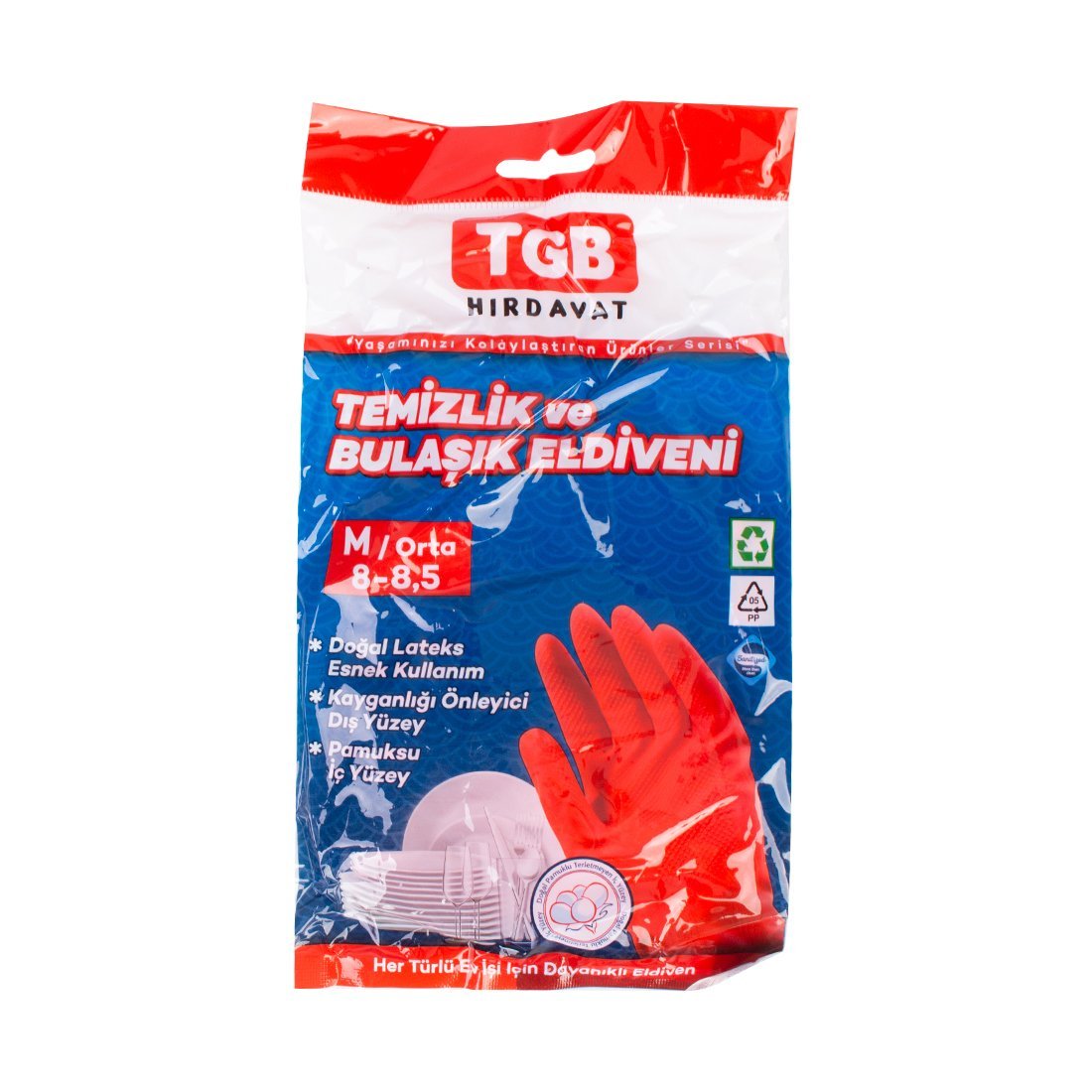 Bulaşık Eldiveni 8-8.5 M Orta Boy