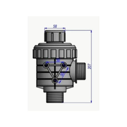 İlaçlama Makina-120 Litre Çek Valfli Filtre