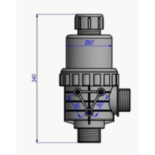 İlaçlama Makina-160 Litre Çek Valfli Filtre