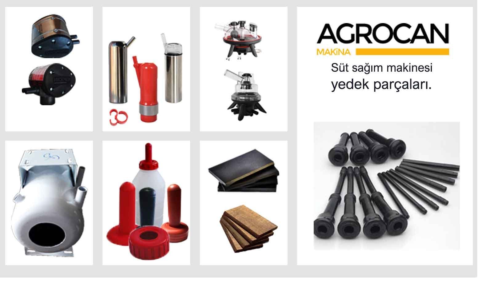 Süt sağım Makinesi  <br>  Yedek Parçaları
